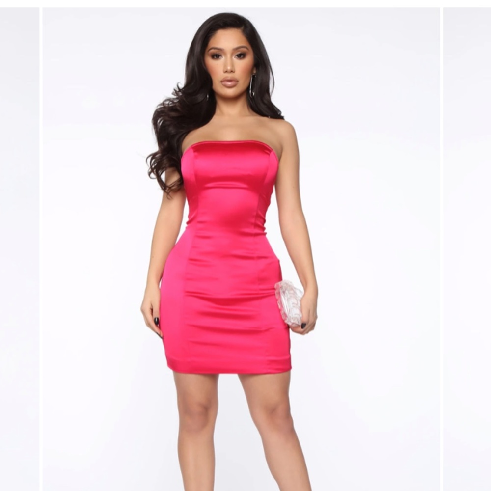 Fashion Nova Fuchsia Mini Dress